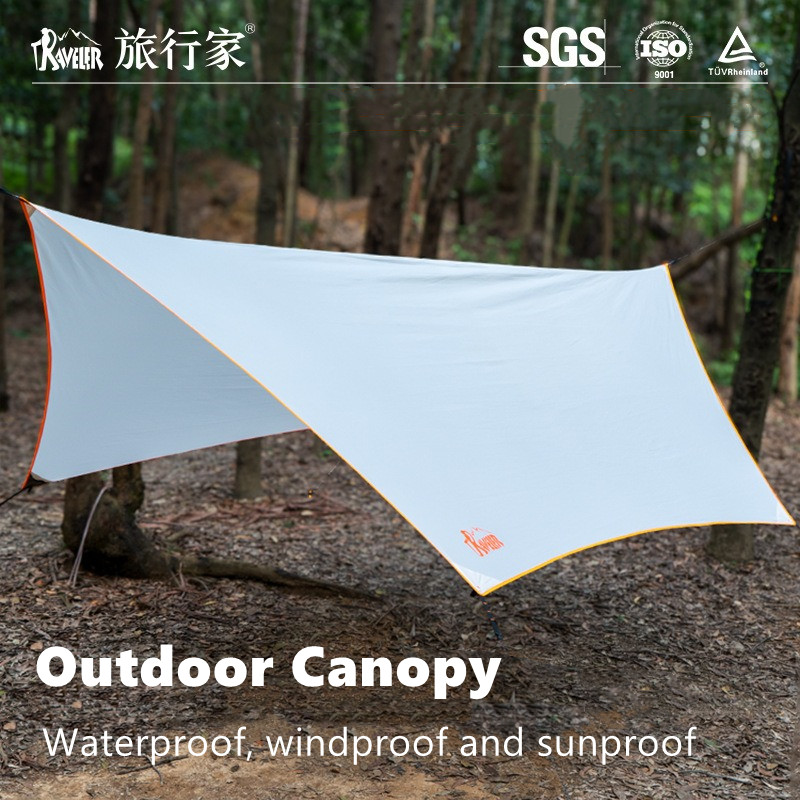 Camping Hammock - Outdoor-Camping-Sonnenschutz-Überdachungszelt, sonnenfestes Hängemattenüberdachung, wind- und wasserdichtes