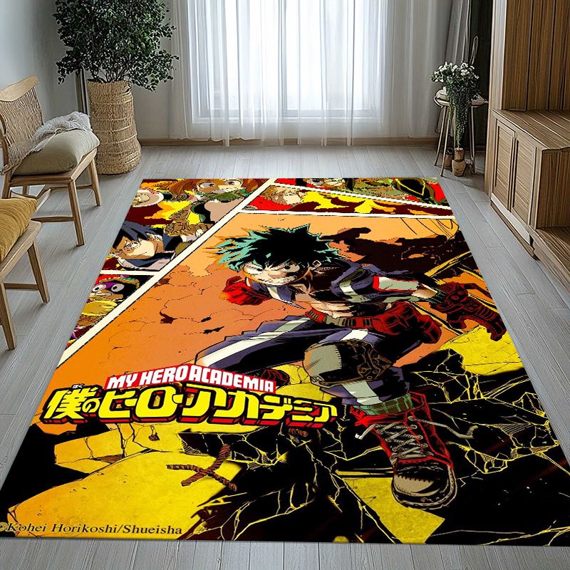 Outdoor Camping Anime - My Hero Academia Anime Cartoon Wohnzimmer-Teppich,