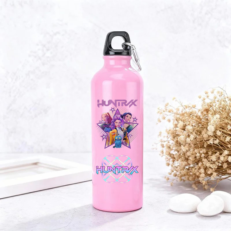 Outdoor Camping Anime - Anime-Figur Aluminium-Wasserflasche Outdoor-Fahrrad-Sporttrinkflasche Auslaufsichere Wasserkanne für