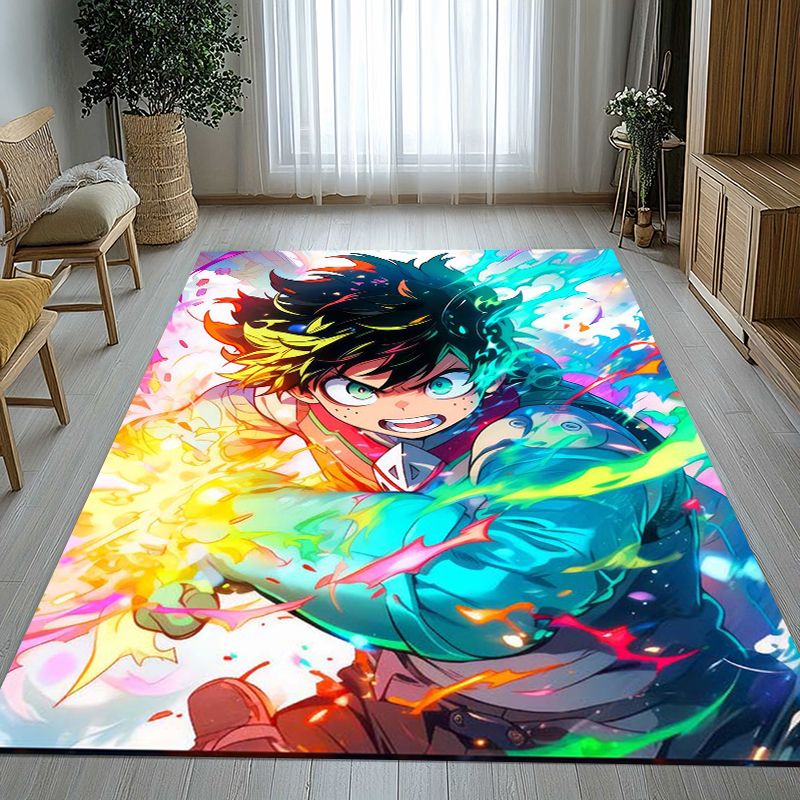 Outdoor Camping Anime - My Hero Academia Anime Cartoon Wohnzimmer-Teppich,