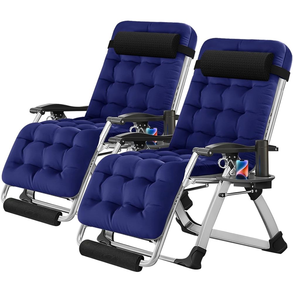 Outdoor Oversized Camping Chair - Verbreiterter Zero-Gravity-Stuhl 29