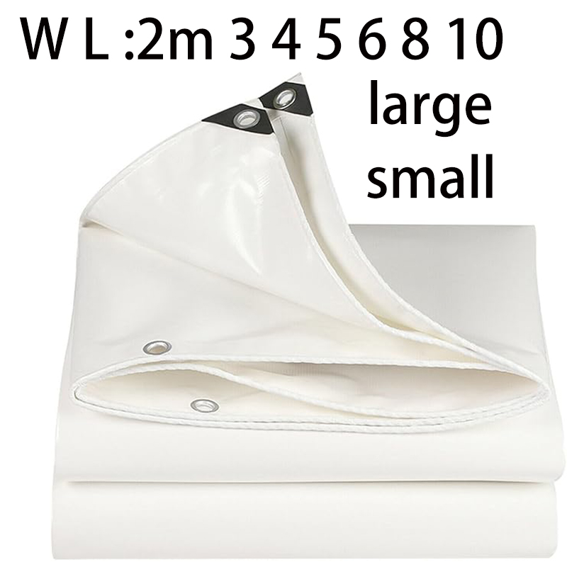 Waterproof Tarp Shelter - Große kundenspezifische Plane weiß 3x5 6