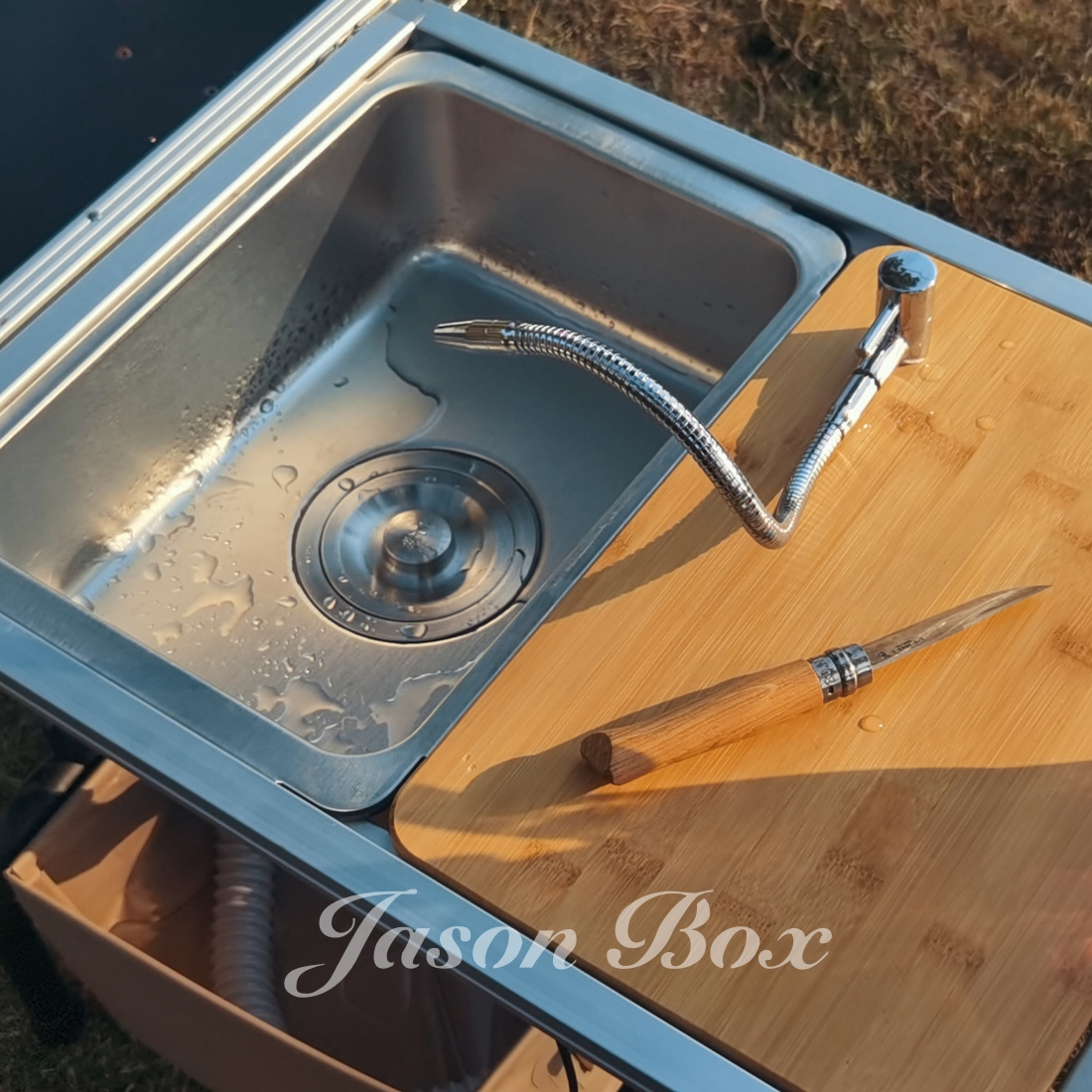 Outdoor Camping Sink - Outdoor IGT Campingtisch Küche Zebra One