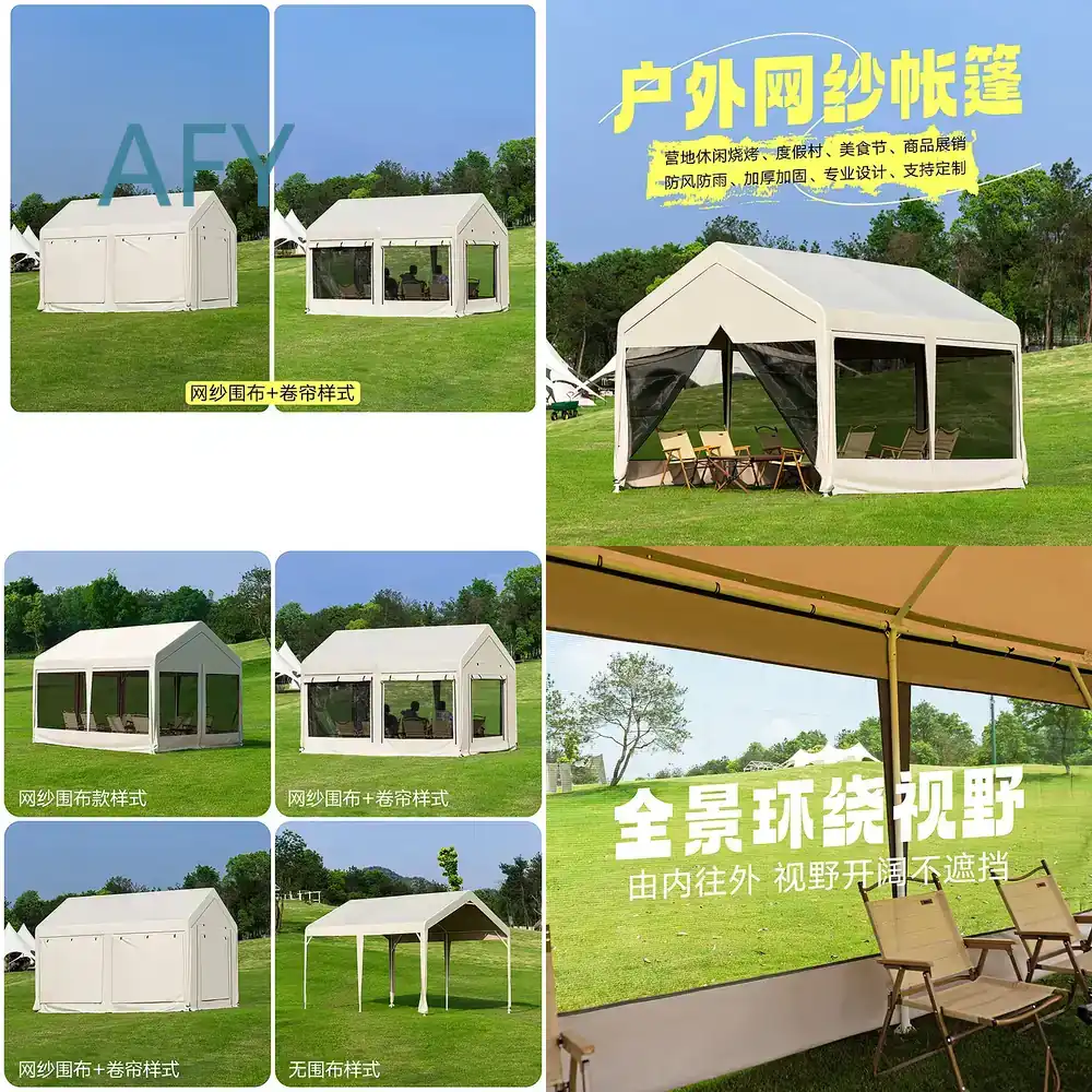 Outdoor Camping Van Tent - Atmungsaktives Sommerzelt für Pergola und Camping,