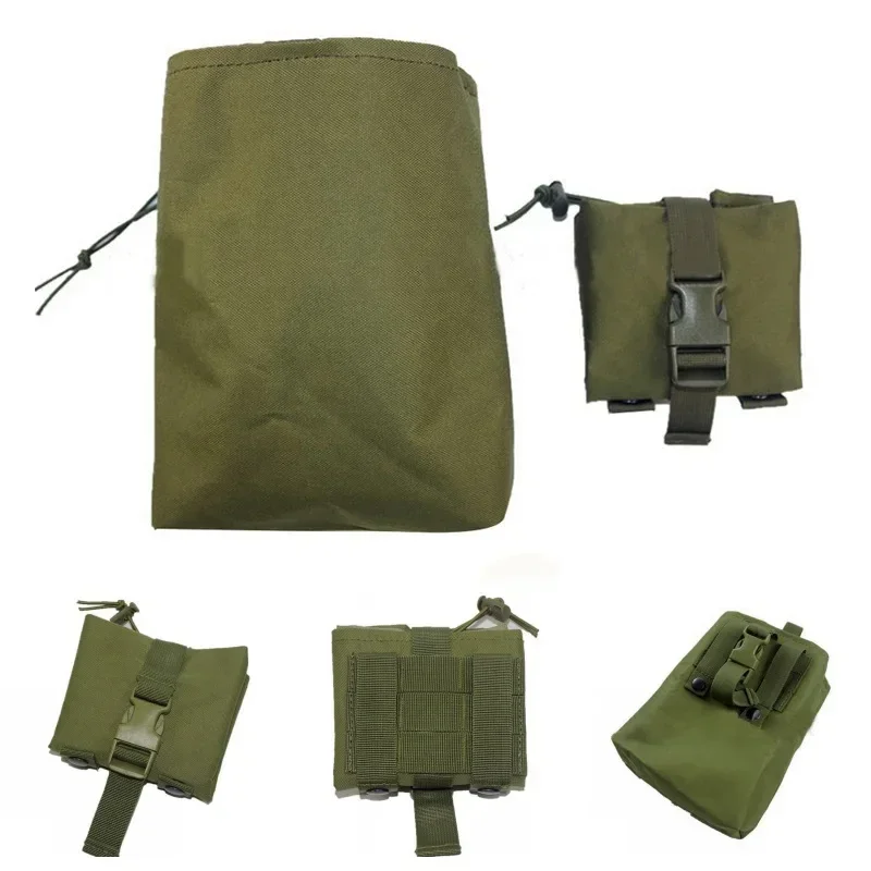 Outdoor Camping Magazine - Zusammenklappbare Molle Magazine Dump-Tasche mit großem