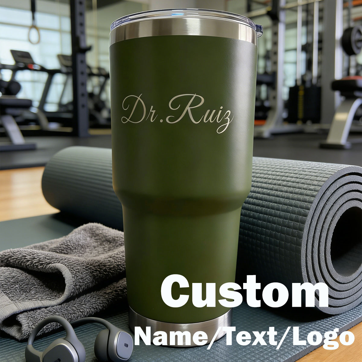 Vacuum Insulated Flask - Personalisierter 30 oz Vakuumisolierter Edelstahl-Becher mit