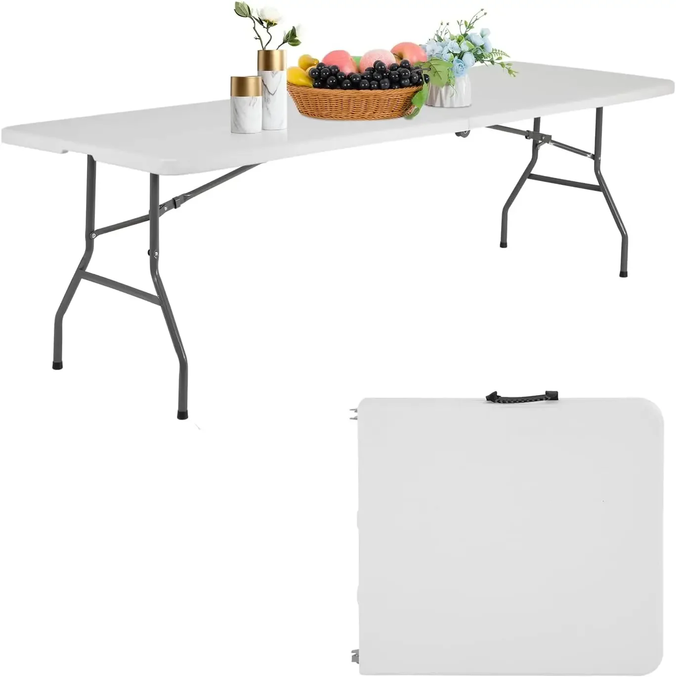 Outdoor Camping Quotes - 8 FT Klapptische aus Kunststoff, 1,8