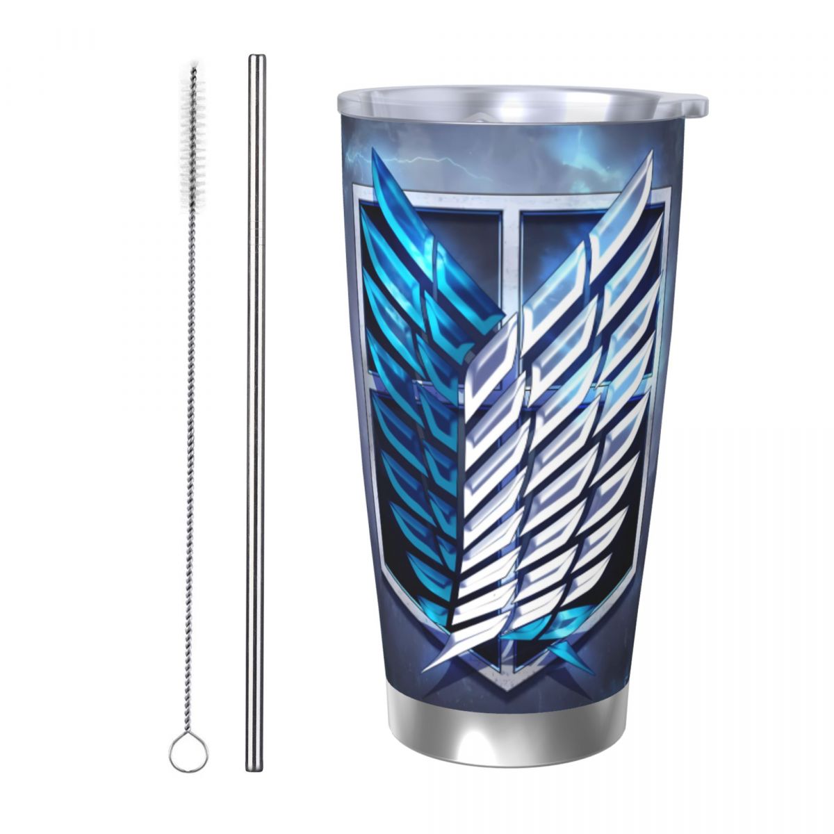 Vacuum Insulated Flask - Attack On Titan 20oz Edelstahl Isolierter