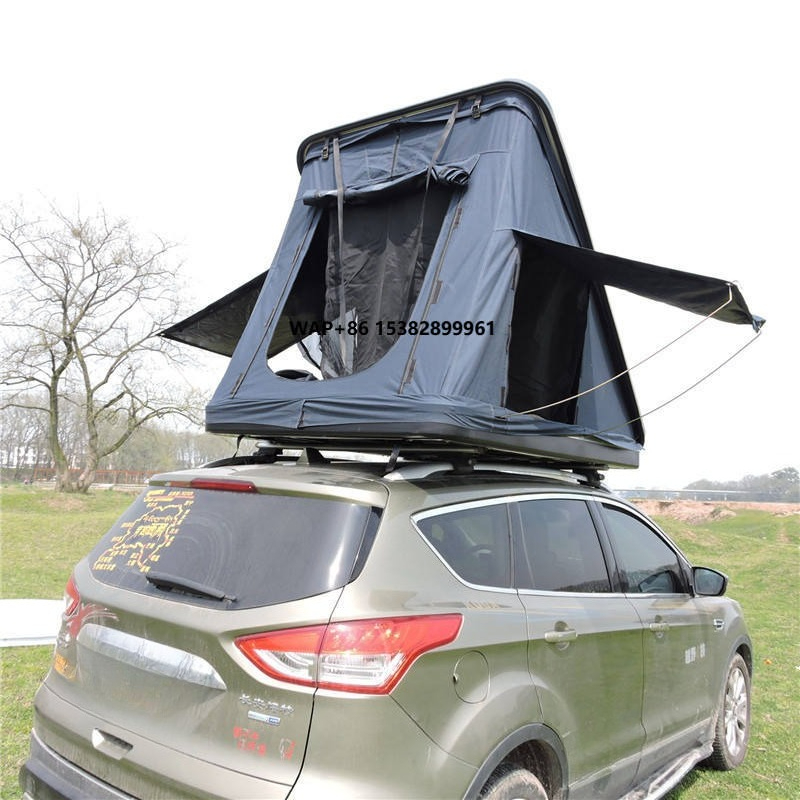 Outdoor Camping Car Tent - Outdoor Faltbares Diagonales Auto-Dachzelt Doppeltes Bodenschutzzelt