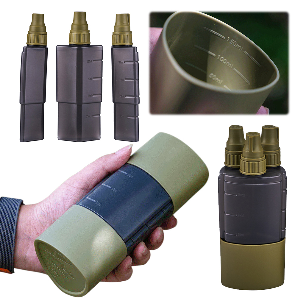 Outdoor Camping Kitchen Set - 3-in-1 Outdoor Camping Gewürzspender Flasche BBQ