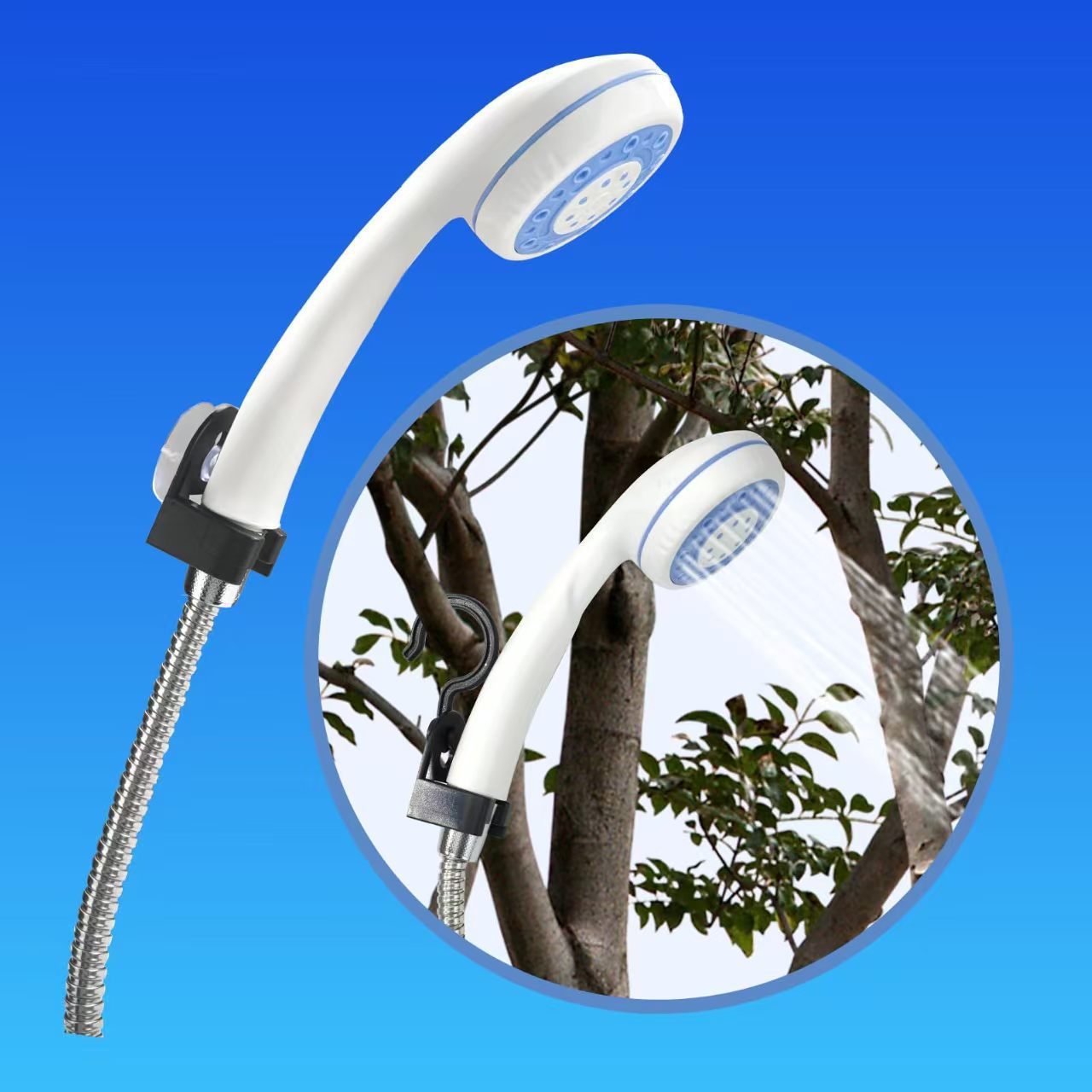 Outdoor Camping Showers - USB-Aufladbare Tragbare Elektrische Duschpumpe für Camping,