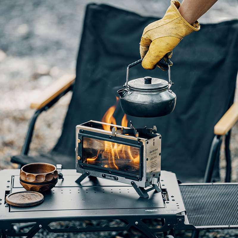 Outdoor Camping Heater - Goout Springhill Holzofen Tragbarer Quadratischer Kaminofen