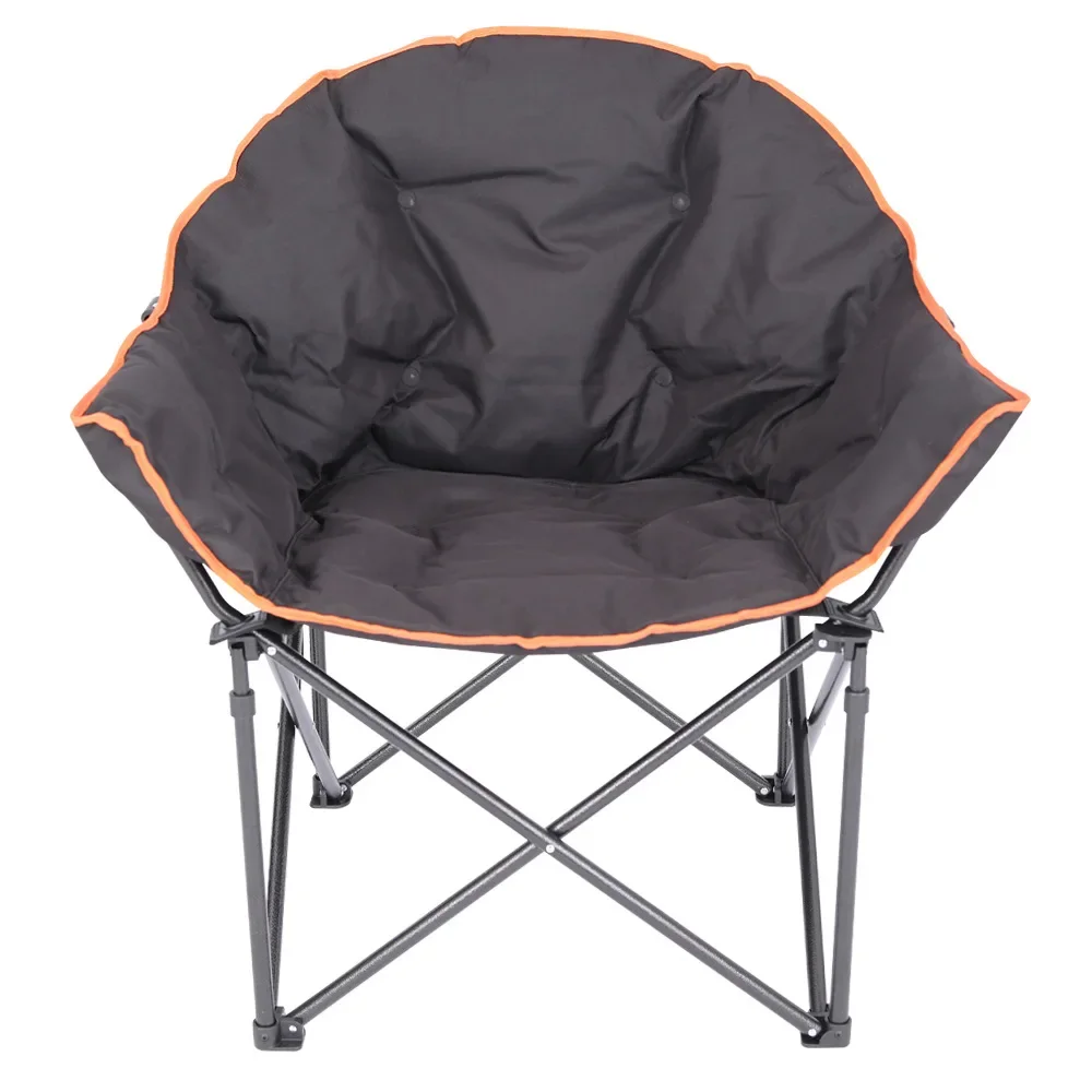 Outdoor Oversized Camping Chair - Luxuriöser Übergroßer Runder Faulenzerstuhl Gepolsterter Tragbarer