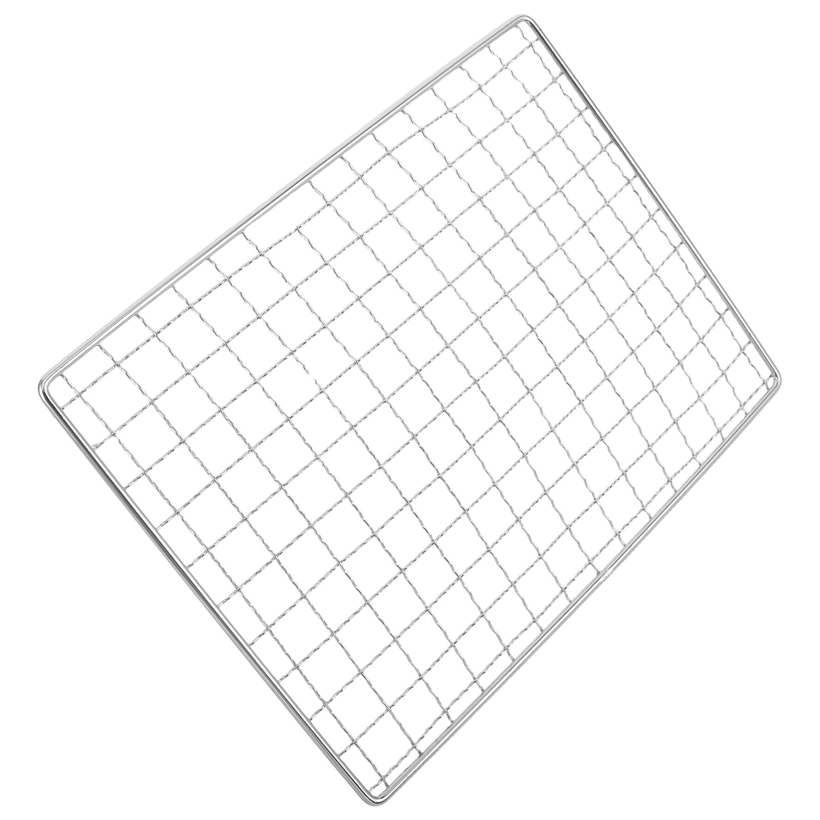Outdoor Camping Mat - Edelstahl-Grillmatte Antihaft-BBQ-Kochdrahtnetz Barbecue-Backmatte für Outdoor-Camping und