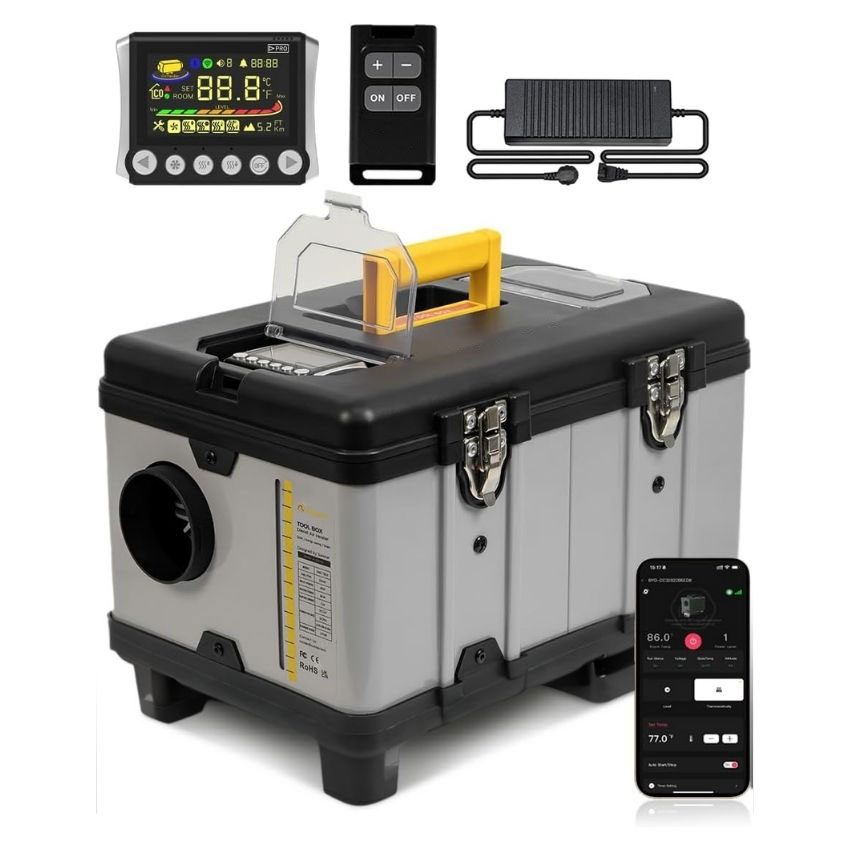 Outdoor Camping Heater - All-in-One 12V/24V 5KW Outdoor-Zelt-Camping-Heizung für Zuhause,