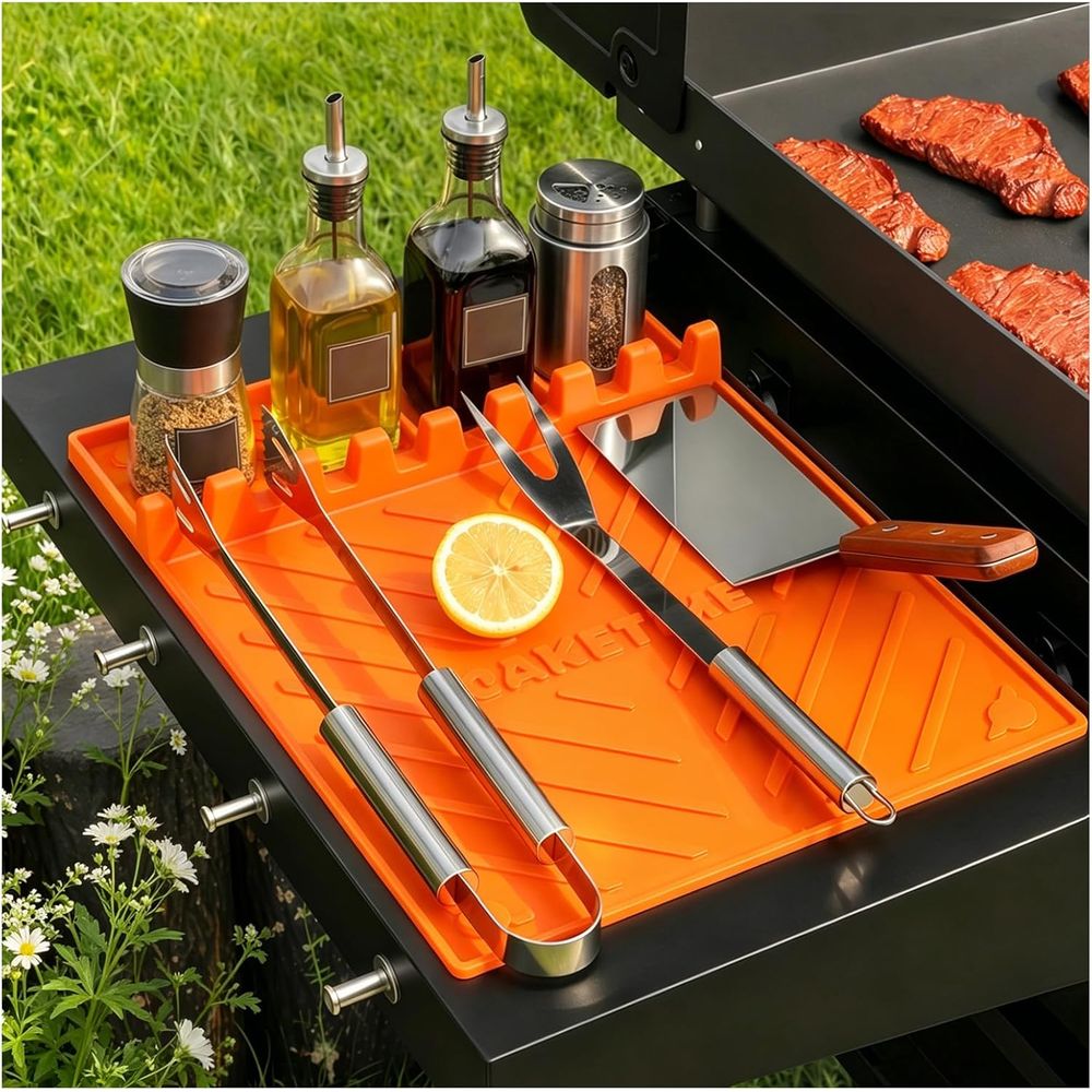 Outdoor Camping Mat - Silikon-Grillmatten oder Grillzubehör Kochutensilien für Küche