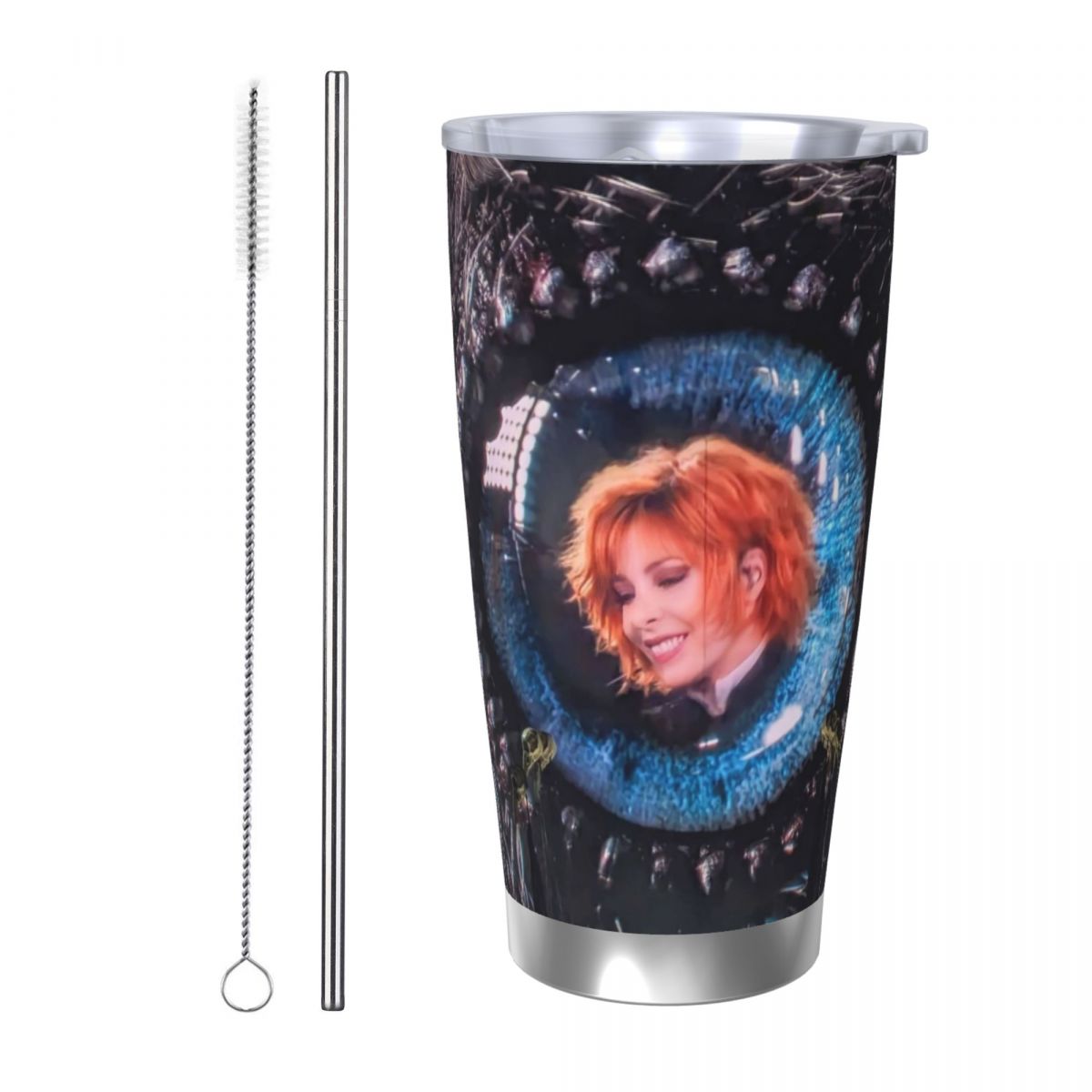 Vacuum Insulated Flask - Mylene Farmer Nevermore 20oz Edelstahl Isolierter
