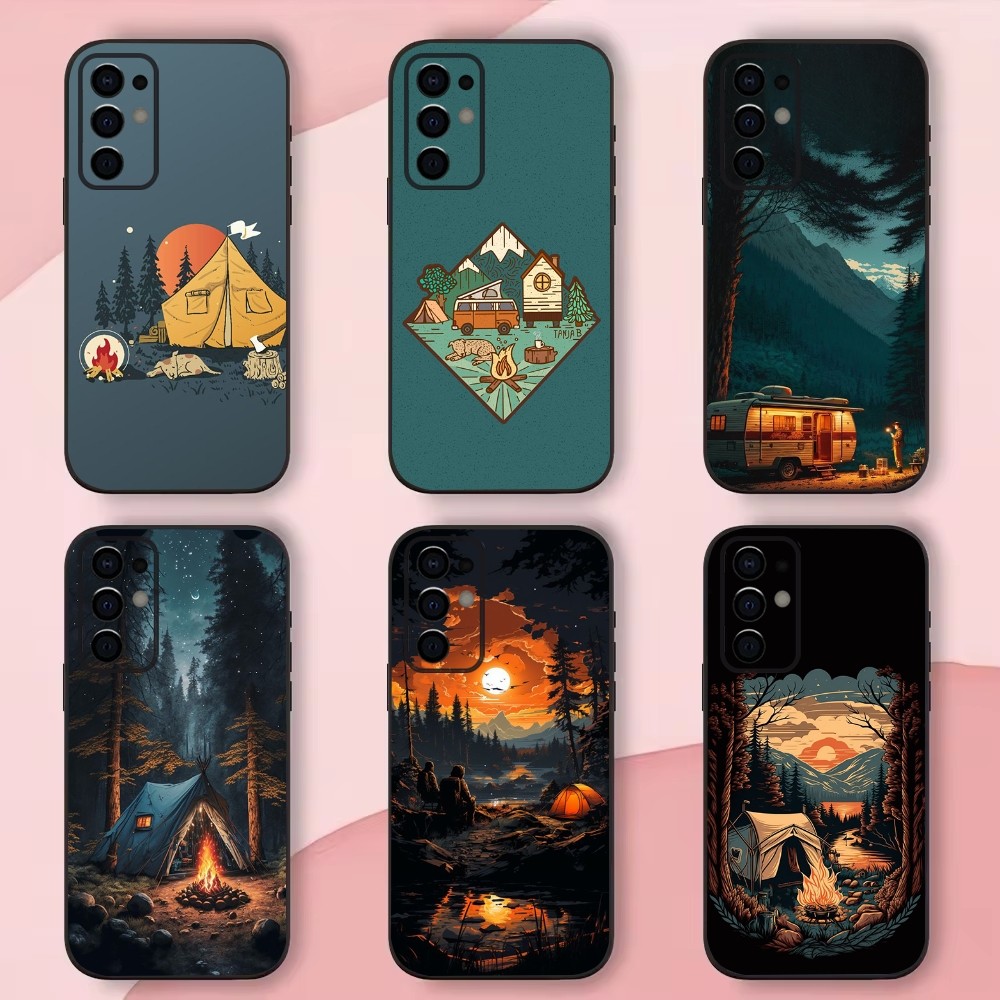 Outdoor Camping Quotes - Natur Outdoor Camping Handyhülle für Samsung