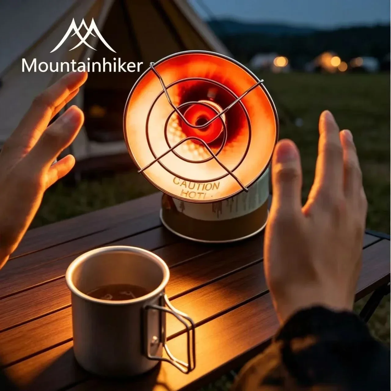 Outdoor Camping Gas Heater - MOUNTAINHIKER Outdoor Camping Mini Tragbarer Gasheizer