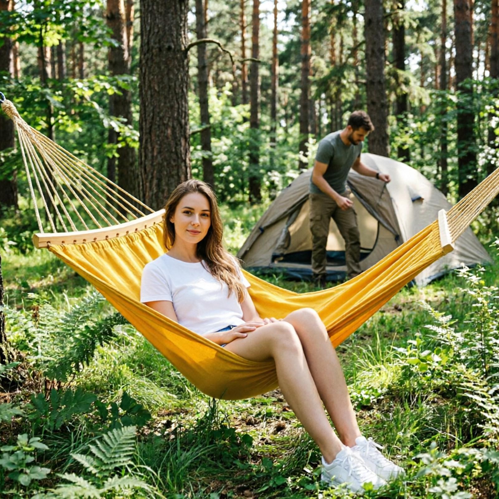 Camping Hammock - Hängematten-Spreizstange, 2 Stück, abnehmbare, tragbare Ersatz-Hängematten-Spreizstange
