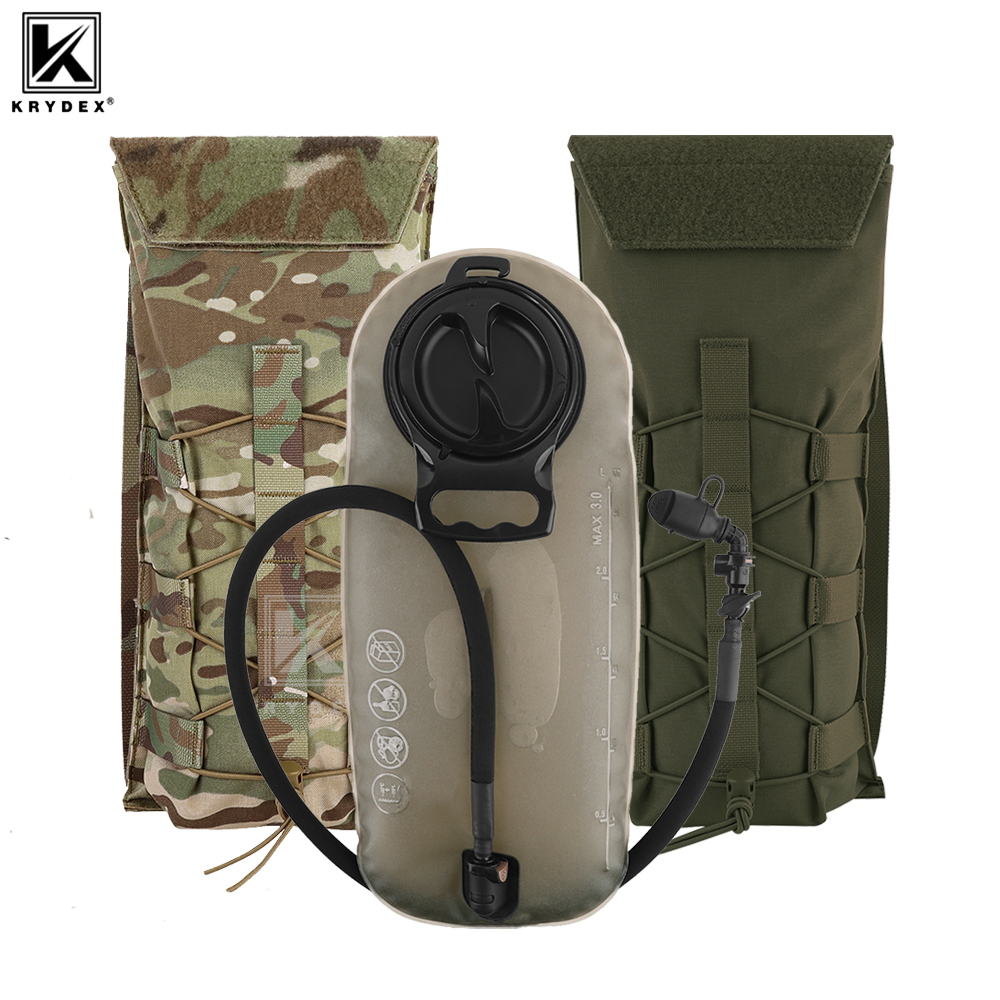Outdoor Camping Vest - KRYDEX Taktische 3L Trink Molle Pack