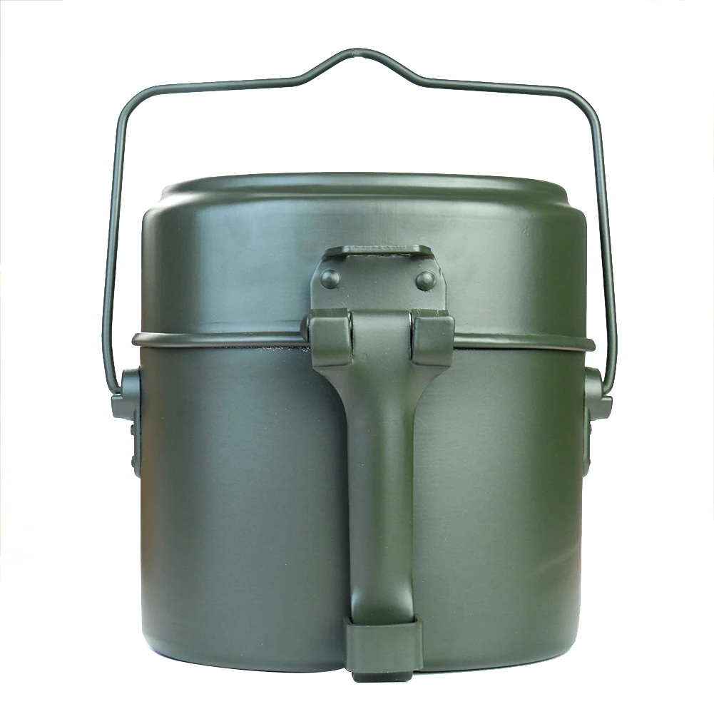 Outdoor Camping Kitchen Set - Tragbares Legierungs-Topf- und Schüssel-Set, Leichtgewichtiges Langlebiges