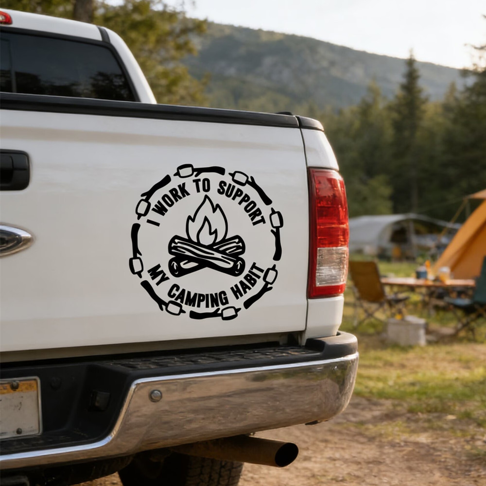 Lustiger Camping-Zitat-Autoauf – Outdoor Camping Quotes Bewertung und Preis