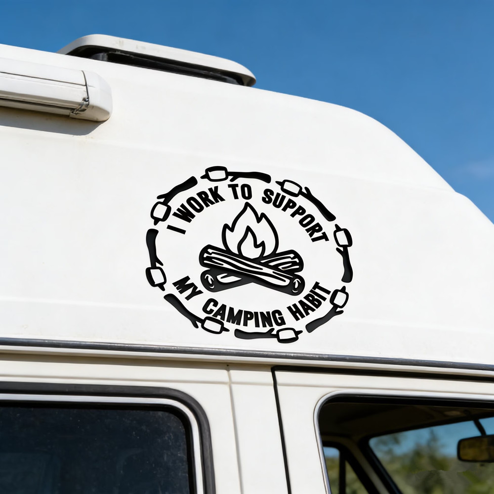 Lustiger Camping-Zitat-Autoauf – Outdoor Camping Quotes Bewertung und Preis