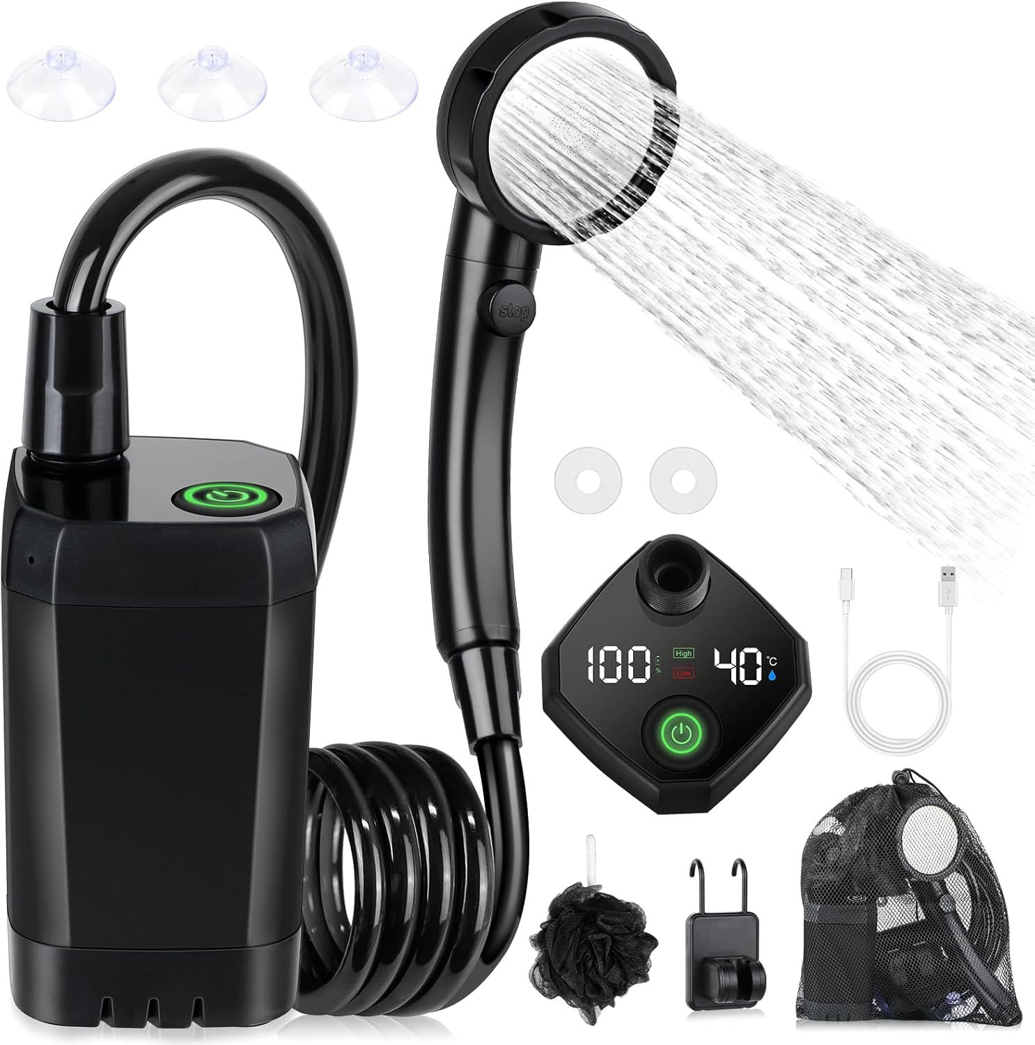 Tragbare Selbstansaugende Elek – Outdoor Camping Showers Bewertung und Preis