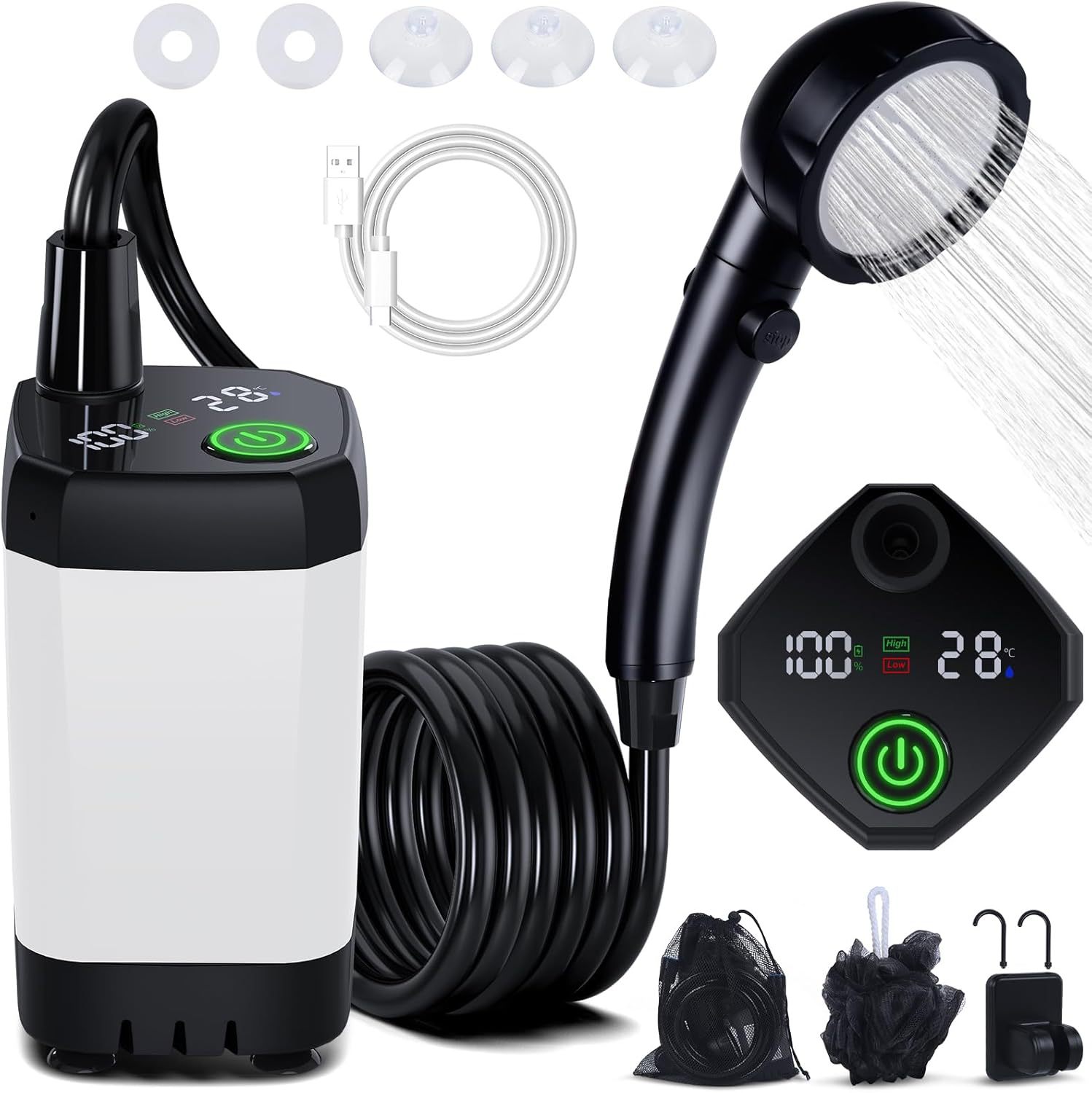 Tragbare Selbstansaugende Elek – Outdoor Camping Showers Bewertung und Preis