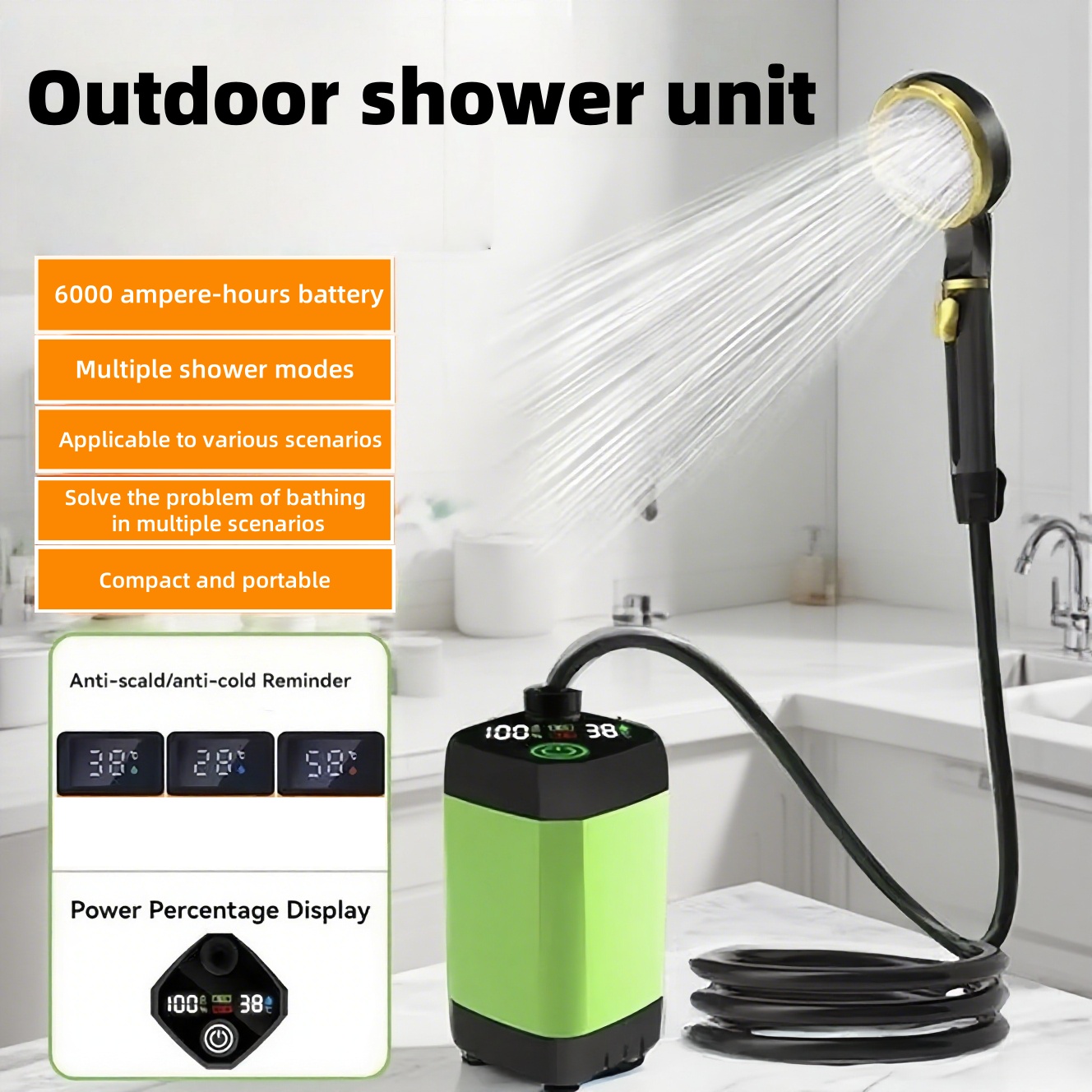 Tragbare Elektrische Außendusc – Outdoor Camping Showers Bewertung und Preis