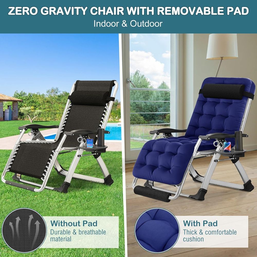 Verbreiterter Zero-Gravity-Stu – Outdoor Oversized Camping Chair Bewertung und Preis