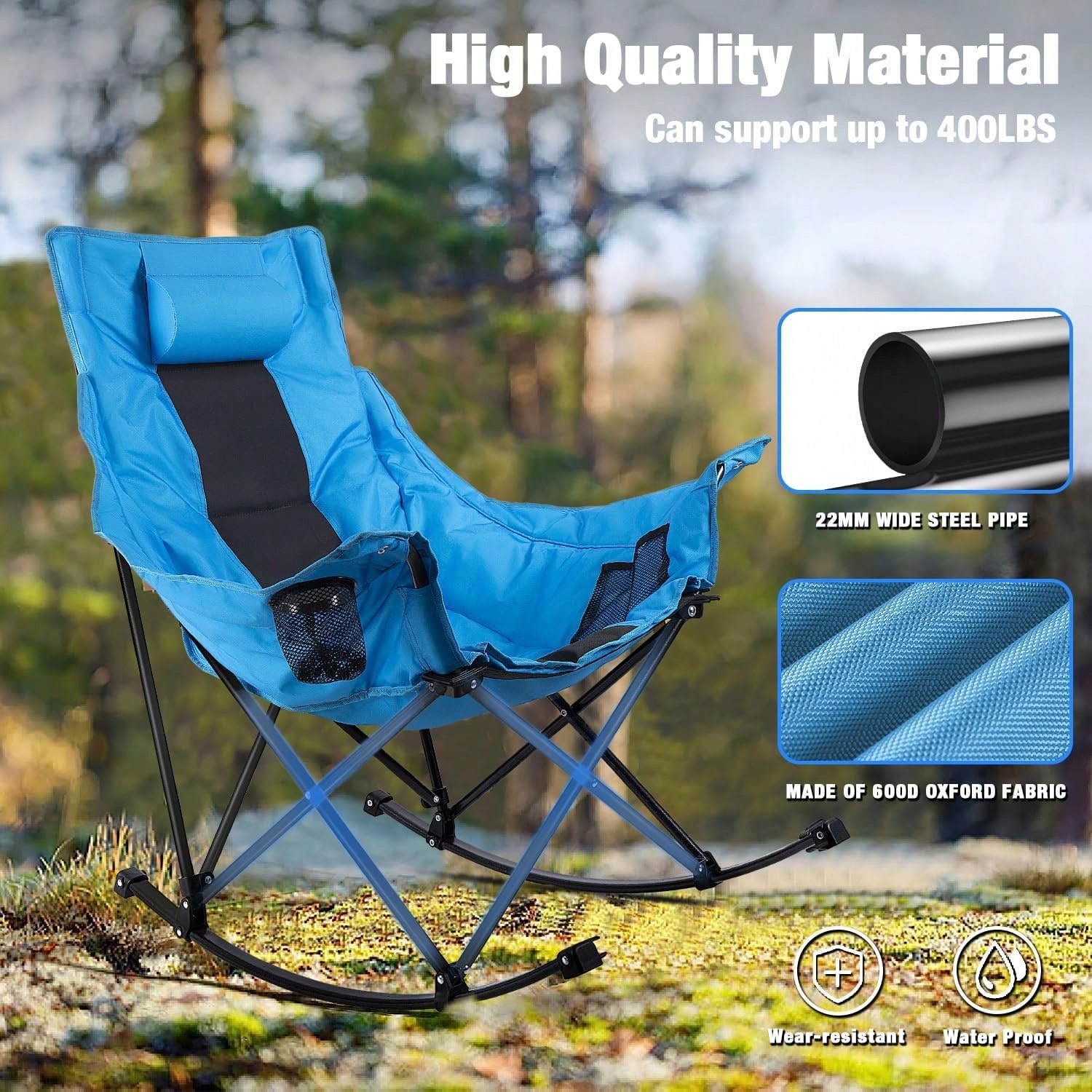 Klappbarer Outdoor-Schaukelstu – Outdoor Oversized Camping Chair Bewertung und Preis