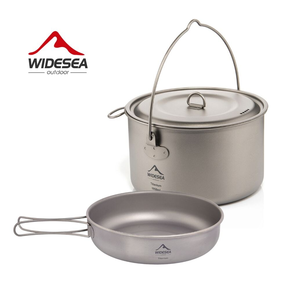Wideea Camping Geschirr Titan  – Outdoor Camping Kitchen Set Bewertung und Preis
