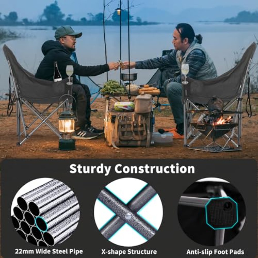 Übergroße Campingstühle für Er – Outdoor Oversized Camping Chair Bewertung und Preis