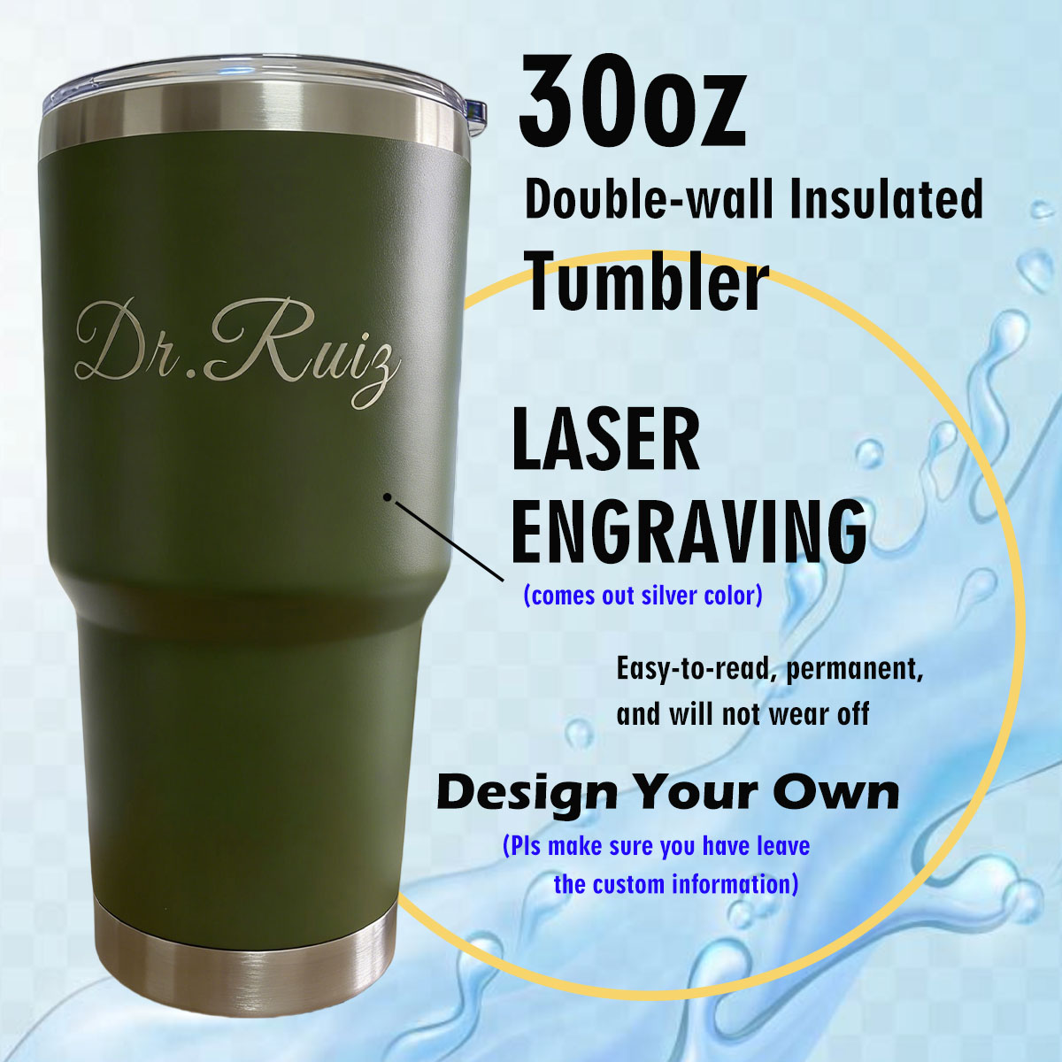 Personalisierter 30 oz Vakuumi – Vacuum Insulated Flask Bewertung und Preis