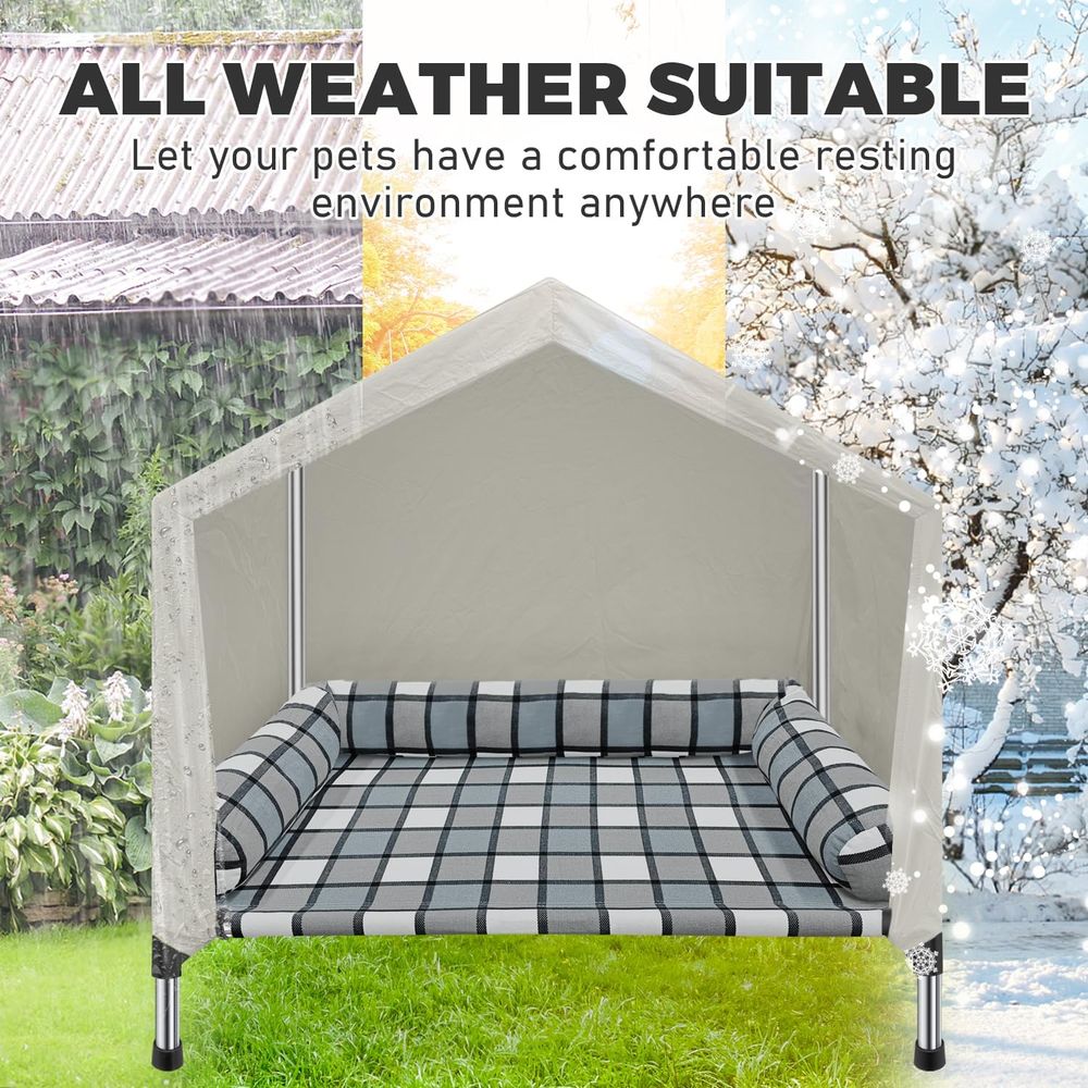 Erhöhtes Hundebett - 2-in-1 In – Camping Outdoor Or Indoor Bewertung und Preis