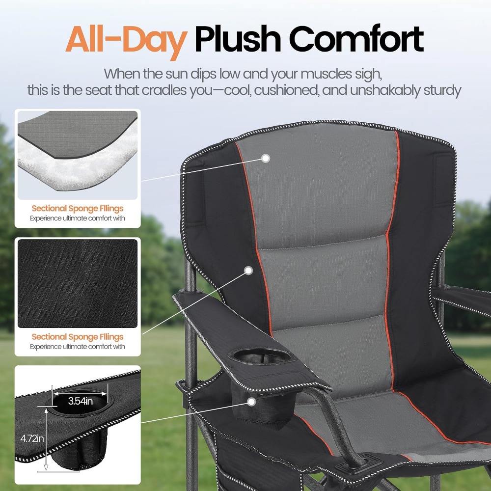 2er-Pack Robuste, Übergroße Kl – Outdoor Oversized Camping Chair Bewertung und Preis