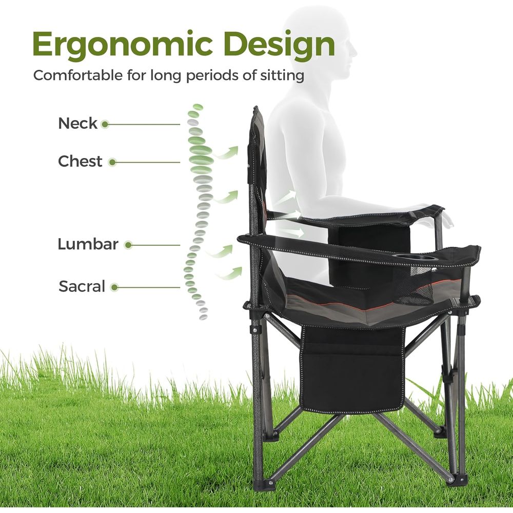 Robuster Campingstuhl mit 227  – Outdoor Oversized Camping Chair Bewertung und Preis
