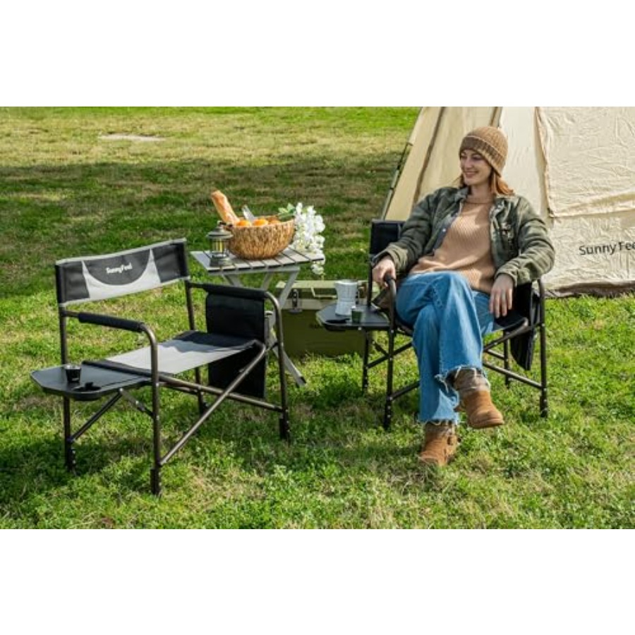 Übergroßer Camping-Regiestuhl  – Outdoor Oversized Camping Chair Bewertung und Preis