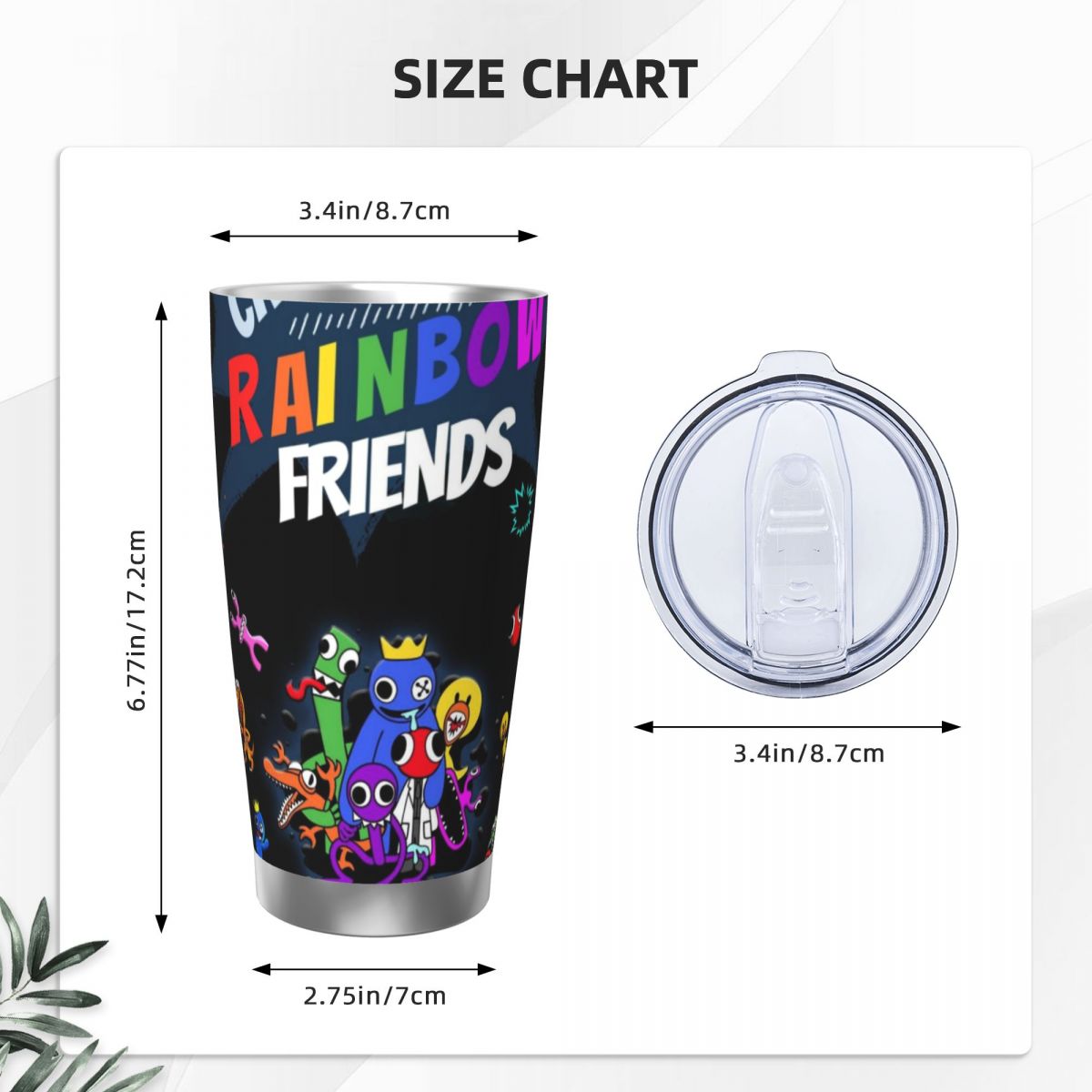 R-Rainbow-Friends 20oz Edelsta – Vacuum Insulated Flask Bewertung und Preis