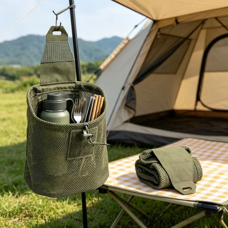 Neue Nylon-Roll-Up-Netztasche  – Outdoor Camping Magazine Bewertung und Preis