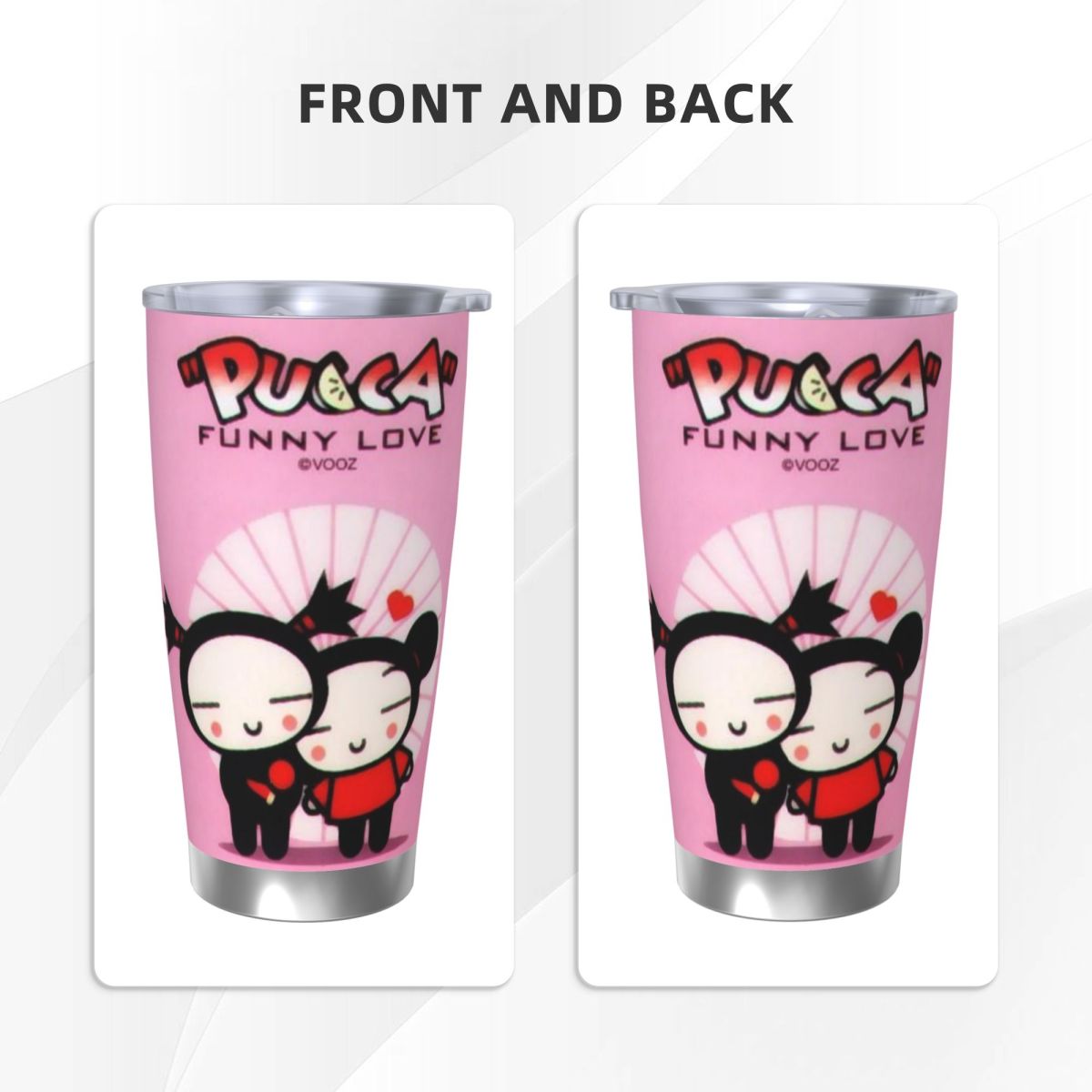 Niedlicher Cartoon Pucca 20oz  – Vacuum Insulated Flask Bewertung und Preis