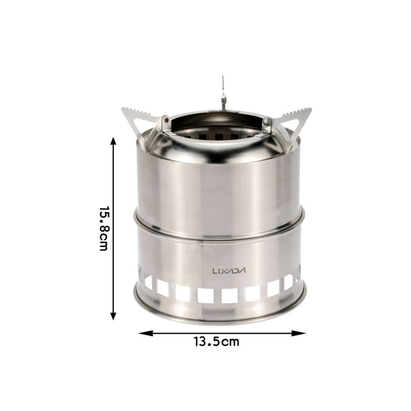 Lixada Edelstahl Holzofen Camp – Outdoor Camping Sink Bewertung und Preis