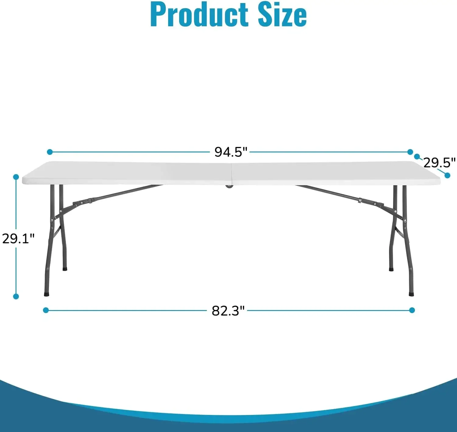 8 FT Klapptische aus Kunststof – Outdoor Camping Quotes Bewertung und Preis