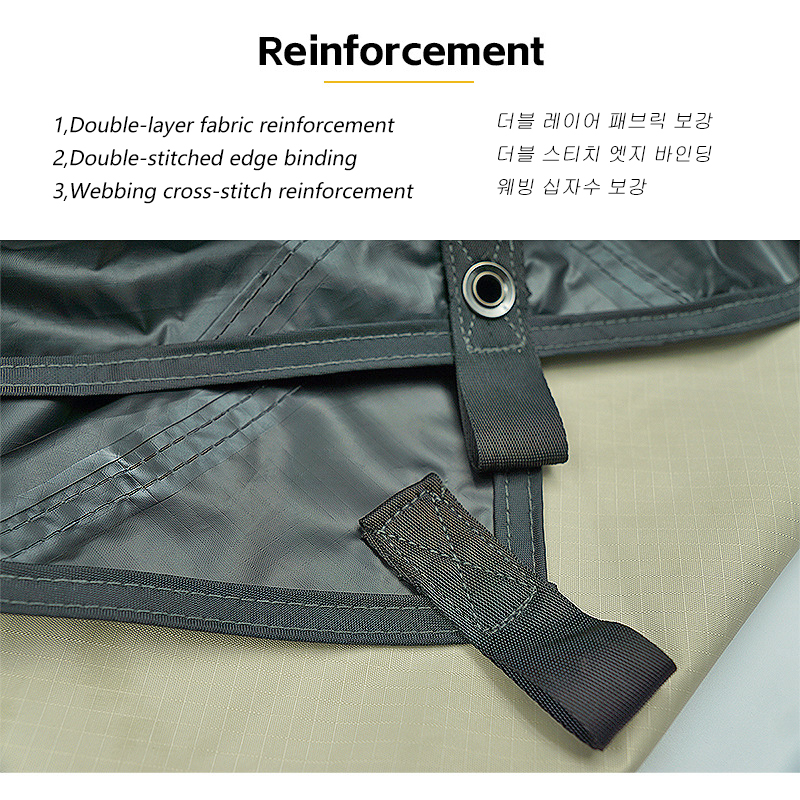 19 Hängepunkte, schwarze Besch – Waterproof Tarp Shelter Bewertung und Preis