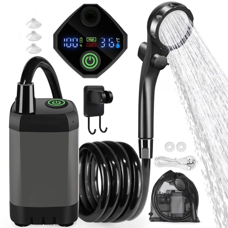 Elektrisches Outdoor-Duschset  – Outdoor Camping Showers Bewertung und Preis