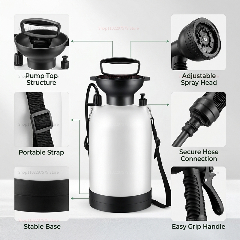 Tragbare Campingdusche 5L Manu – Outdoor Camping Showers Bewertung und Preis