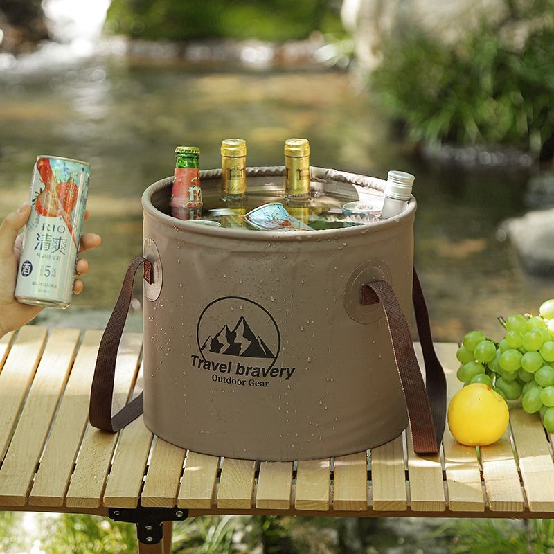 Faltbarer Autoeimer, wasserdic – Outdoor Camping Sink Bewertung und Preis