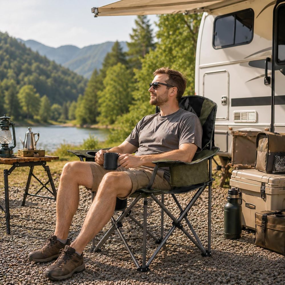Langlebige 2er-Pack Übergroße  – Outdoor Oversized Camping Chair Bewertung und Preis